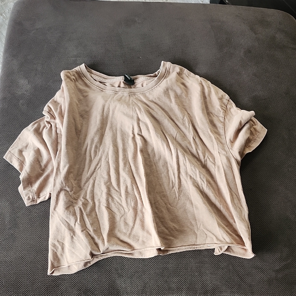 Casual Beige Women's Top